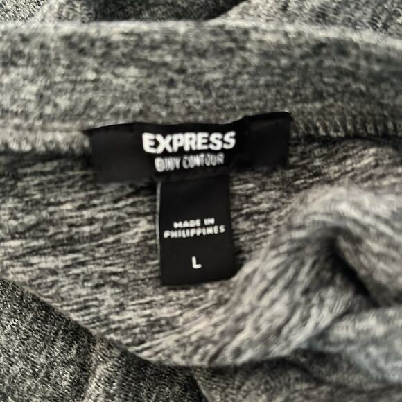 Express Body Contour Ruched long sleeve dress size large - Picture 8 of 9